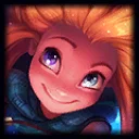 Blue: Zoe (Gwuilotine) Zoe